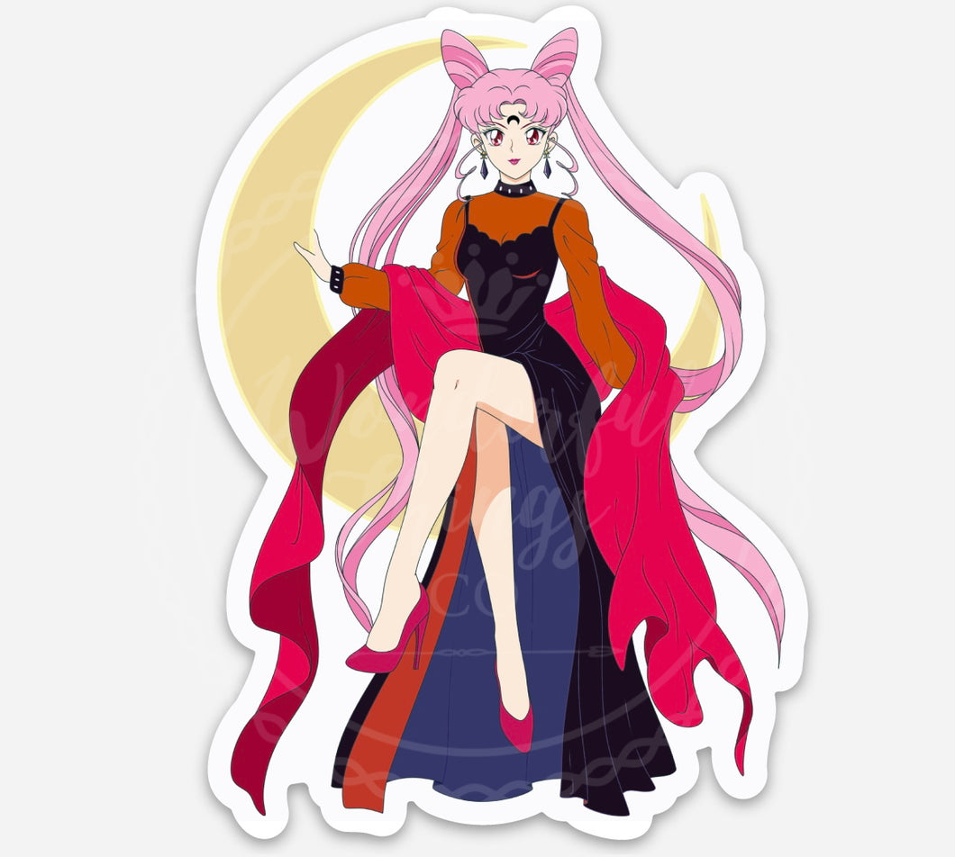 Lady Moon Sticker